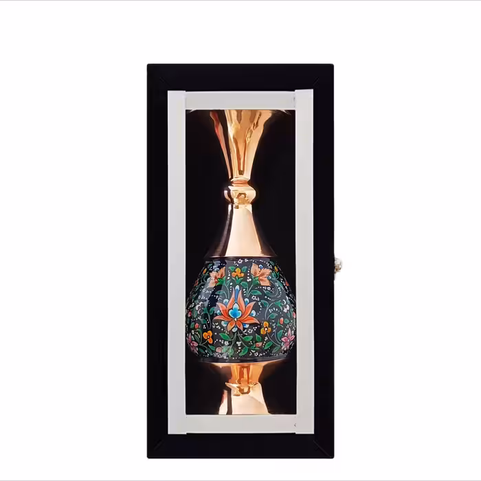 باکس یا جعبه گلدان 16 مس و پرداز و مس و نقاشی صنایع دستی سایروس برای مناسبتی و تبلیغاتی و هدیه و دکوری 