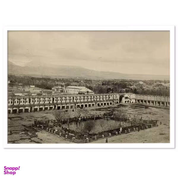 تابلو بکلیت طرح تاریخی تهران قدیم مدل W-14455