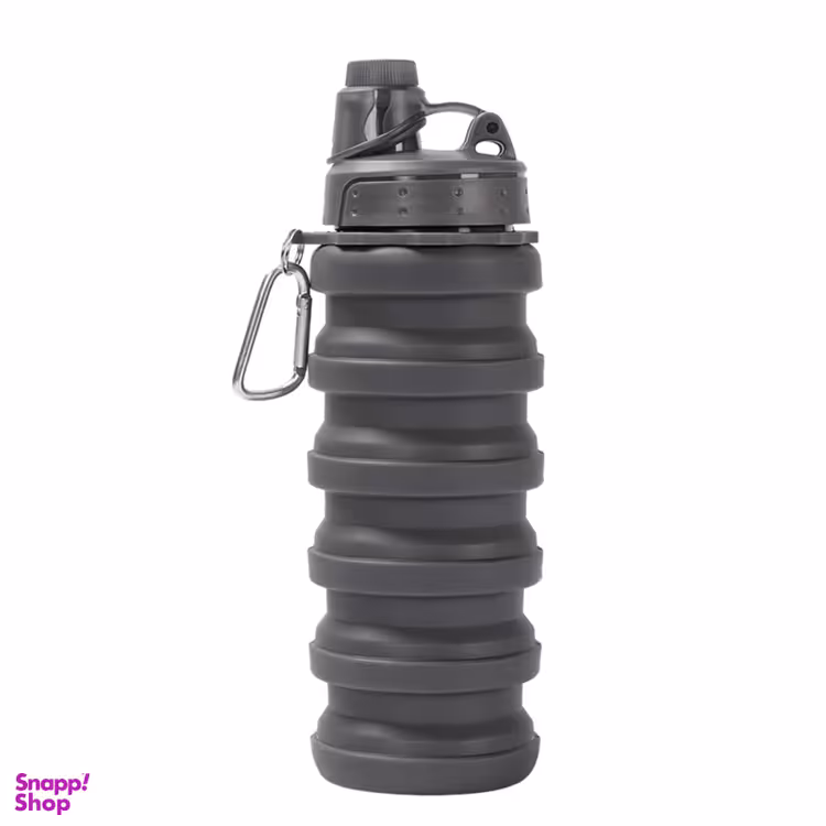 قمقمه سیلیکونی مدل تاشو حجم 500 میلی لیتر