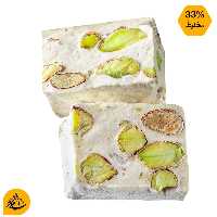 گز لقمه ای 33 درصد پسته و بادام طلایی شاهکار-400گرم