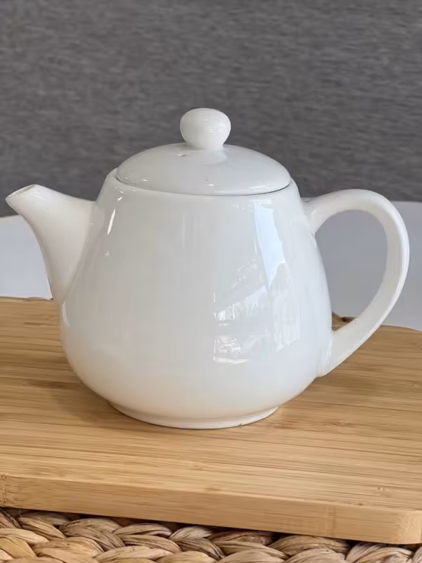 قوری چینی سفید کد 290