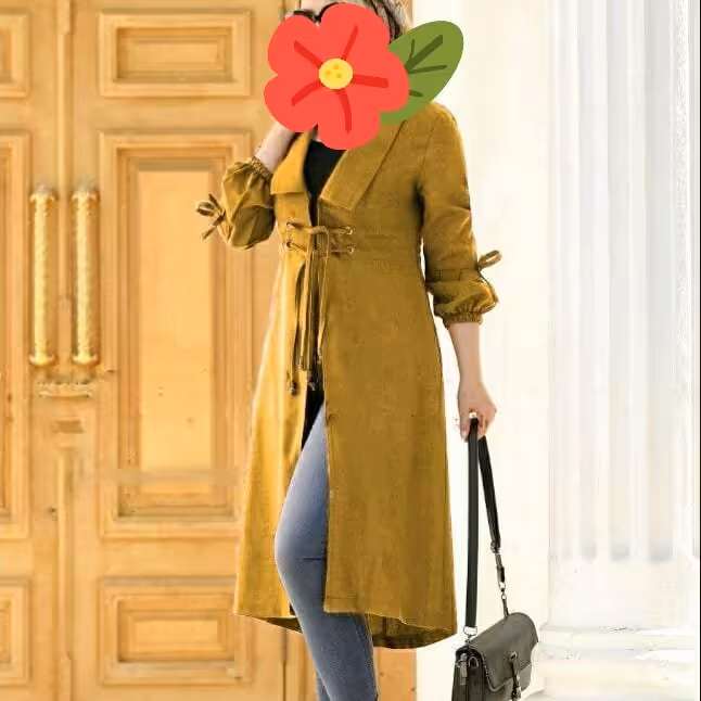 مانتو یقه آمریکایی