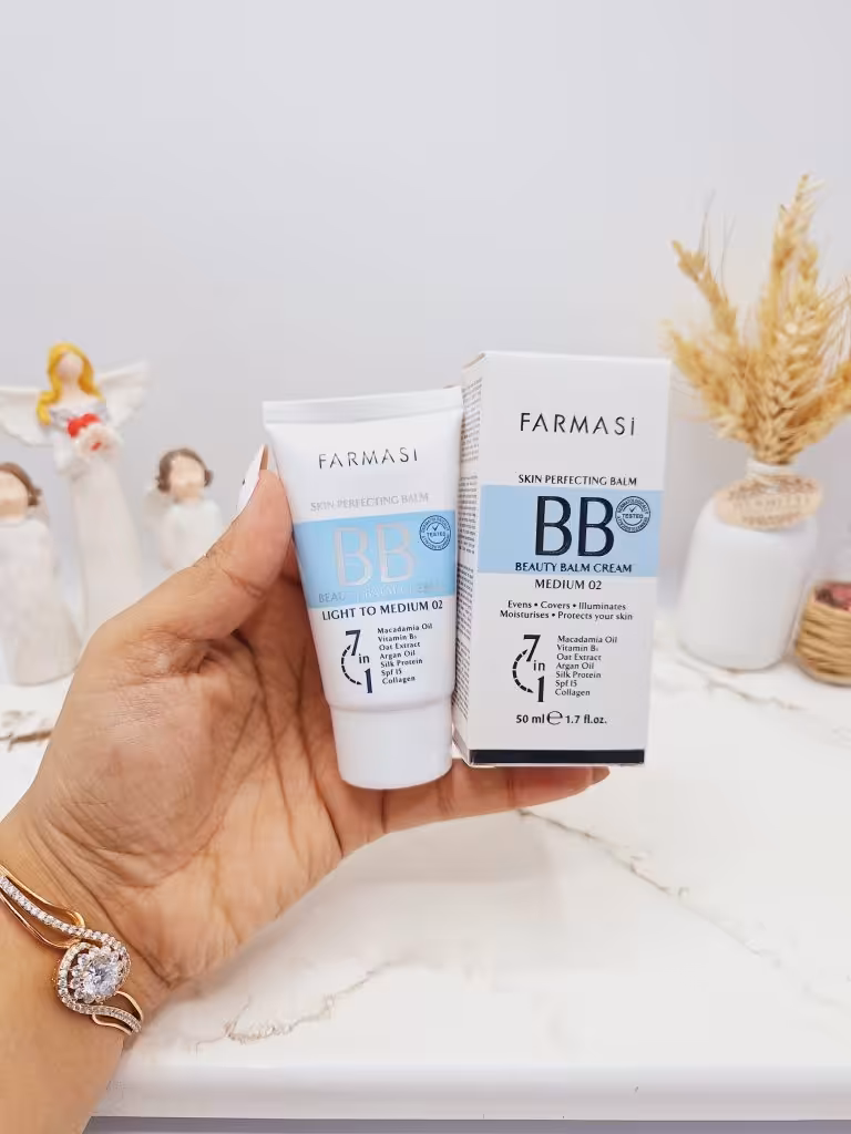 بی بی کرم پودر فارماسی FARMASI  حجم 50 میل کارتن آبی کد 3984