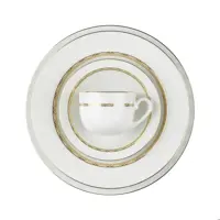 سرویس چینی زرین 12 نفره 102 پارچه هدیه طلایی درجه عالی
