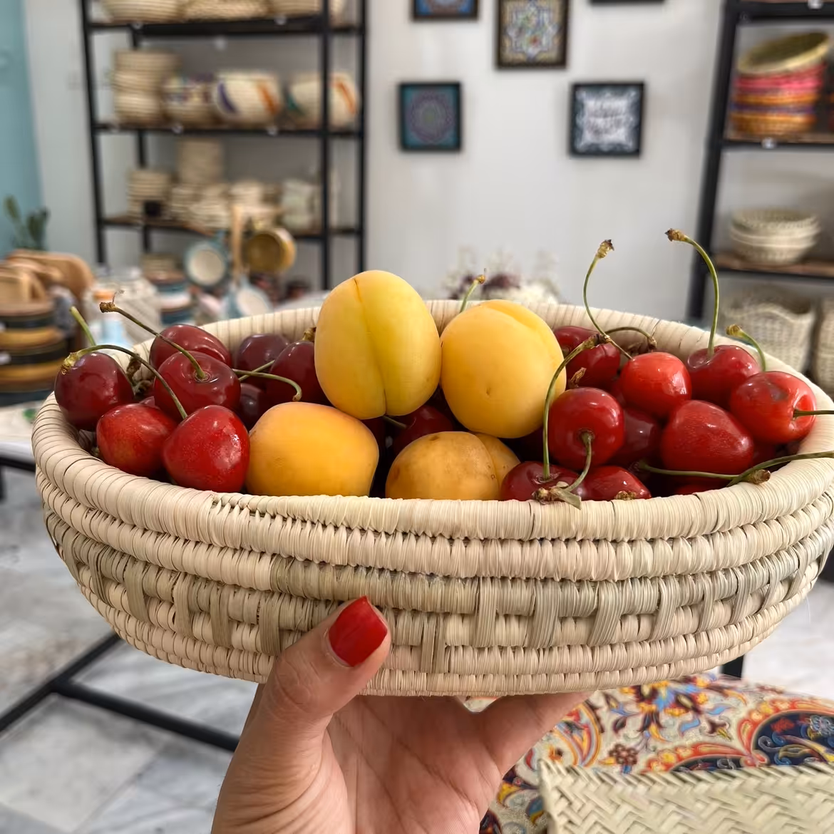 سبد حصیری