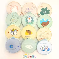 آینه جیبی دایره ای دو طرفه