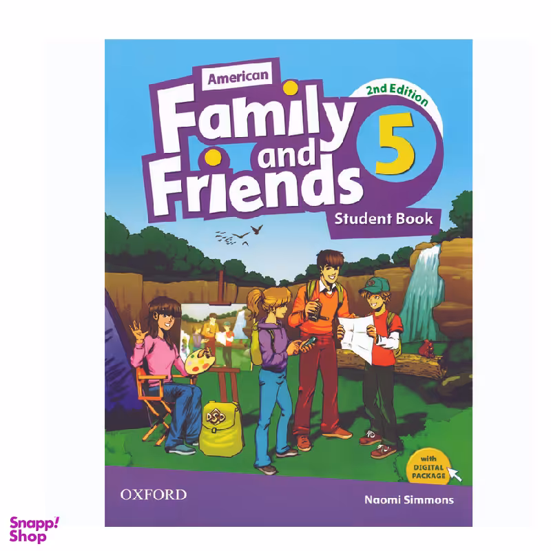 کتاب 5 American Family and Friends اثر Naomi Simmons انتشارات آکسفورد