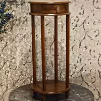 میز تلفن یا خاطره چوبی بلند دای کشو برند arastay رنگ قهوه ای 