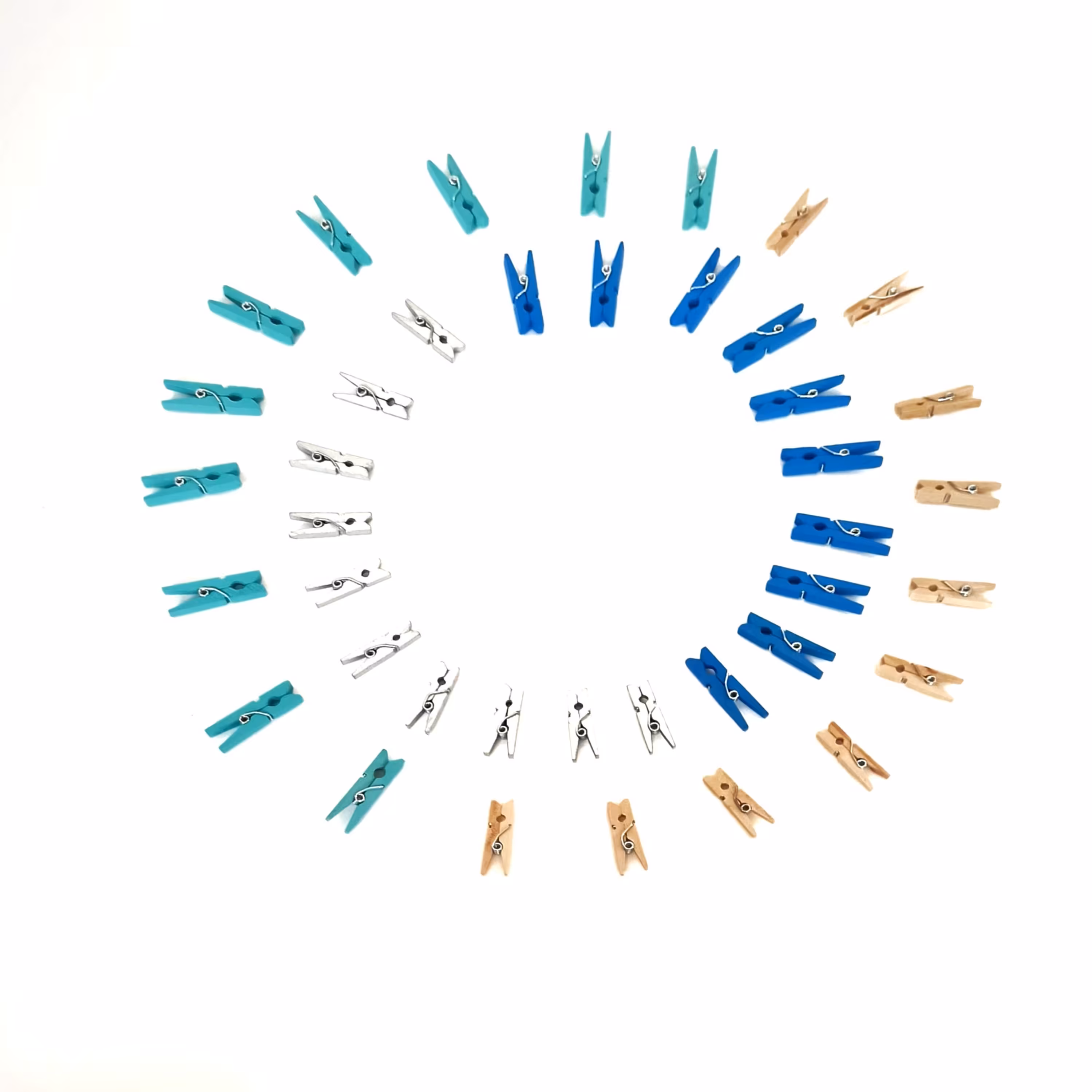 گیره چوبی بسته چهل عددی