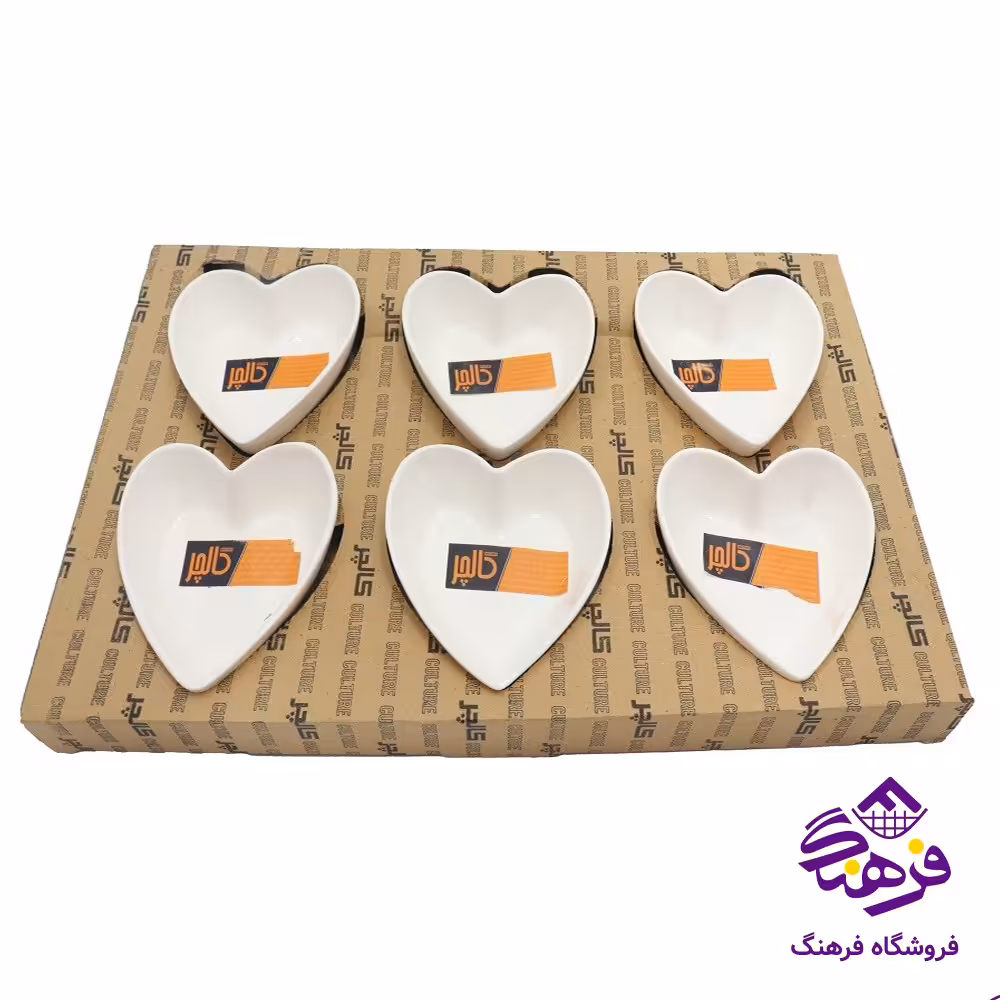 پياله کالچر قلبي (6عددي)