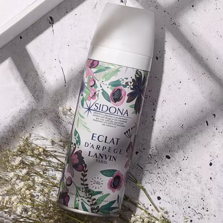 اسپری خوشبو کننده و ضدتعریق بدن رایحه ی اکلت زنانه