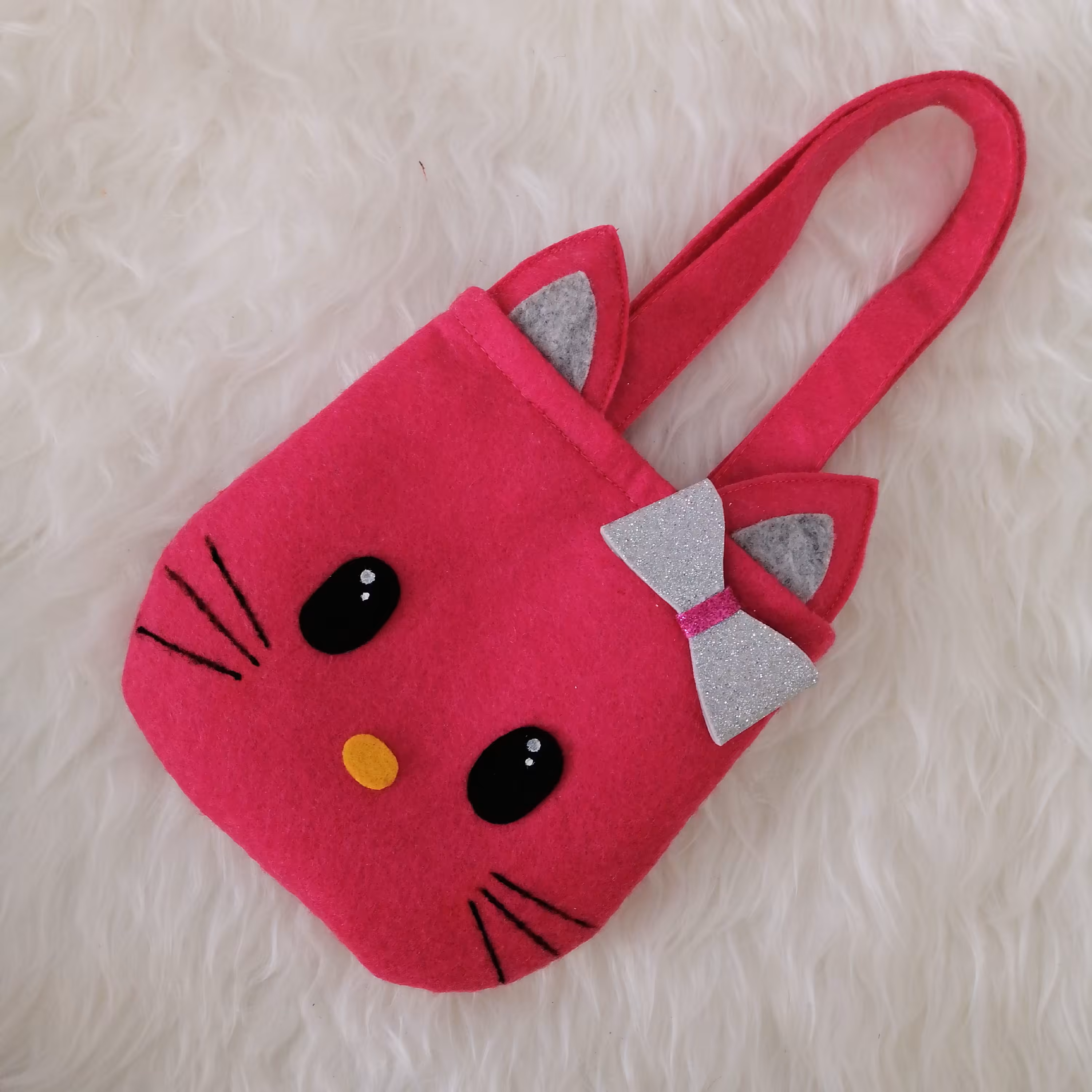 کیف بچگانه نمدی طرح کیتی