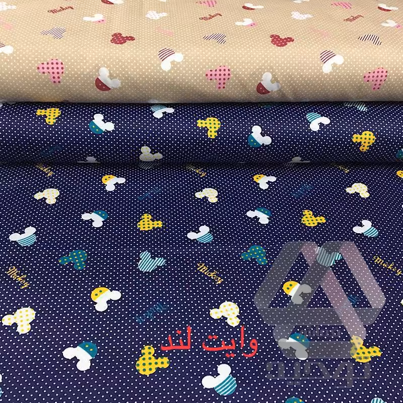 پارچه ملحفه تترون طرحدار ایرانی عرض 2 متر  جنس عالی