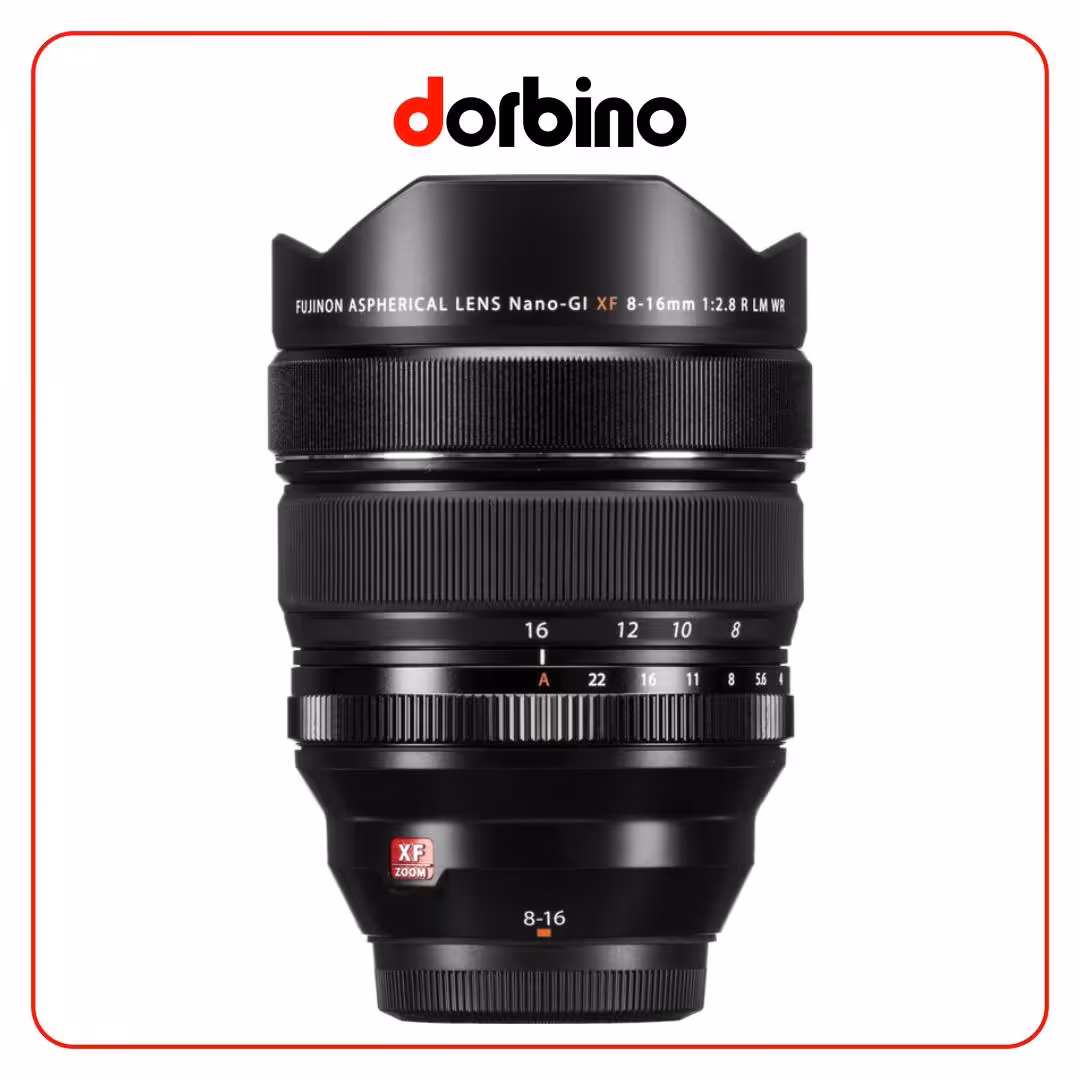 لنز فوجی فیلم FUJIFILM XF 8-16mm f/2.8 R LM WR Lens - فروشگاه دوربین دوربینو