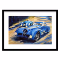قیمت و خرید تابلو دکوراتیو مدل نقاشی خودرو کلاسیک کد 1271