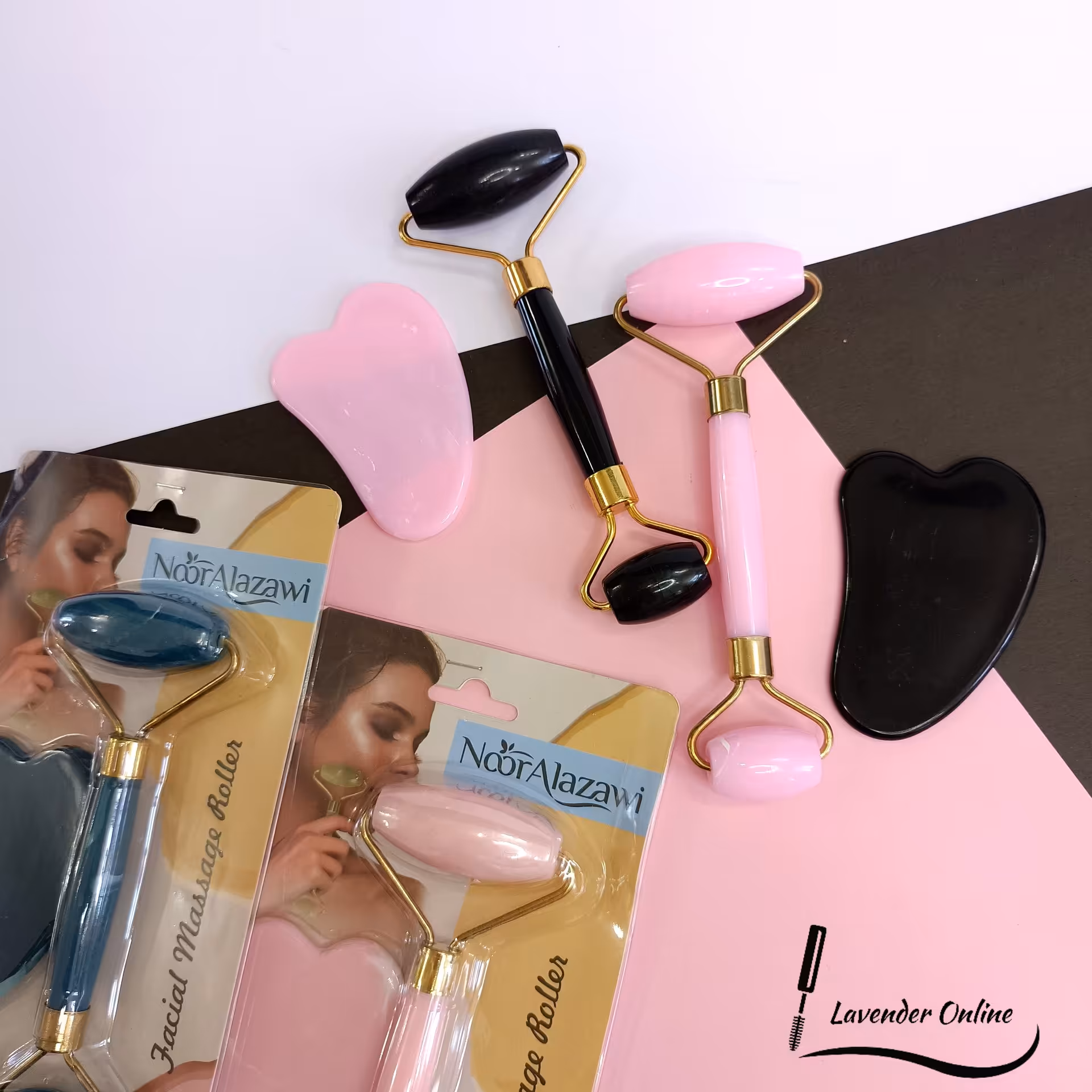 ماساژور صورت( جیدرولر  و گواشا)