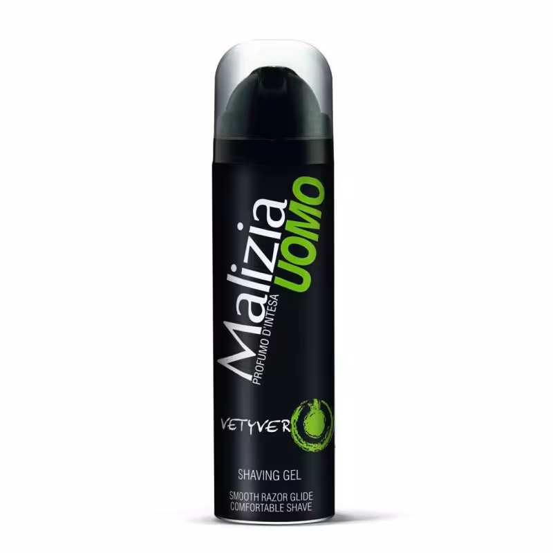 ژل اصلاح مالیزیا مدل malizia vetyver shaving gel