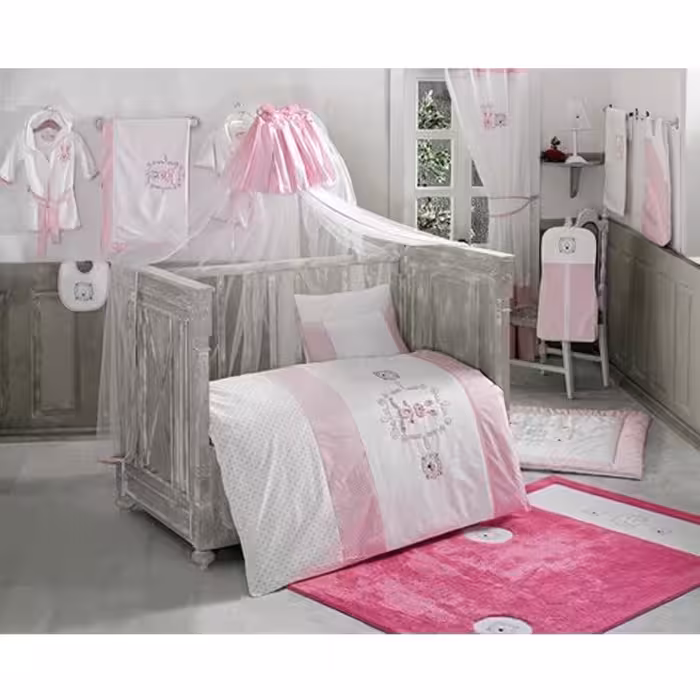 سرویس خواب 5 تکه کودک rabitto pink kidboo