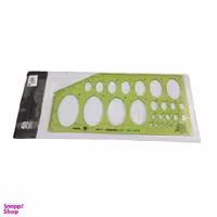 شابلون بیضی فابل (Fabel) مخصوص کارهای طراحی و هنری رنگ سبز