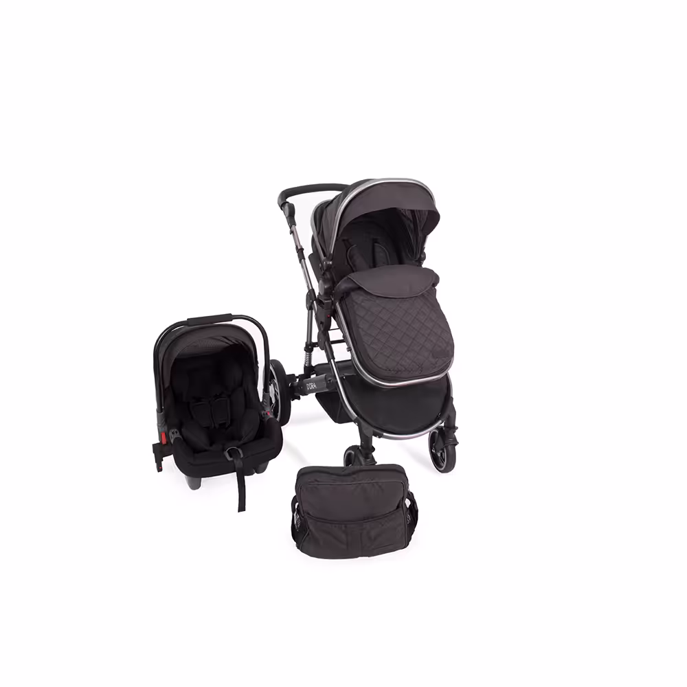 ست کالسکه و کریر کیکابو kikkaboo به همراه ساک لوازم مدل dora