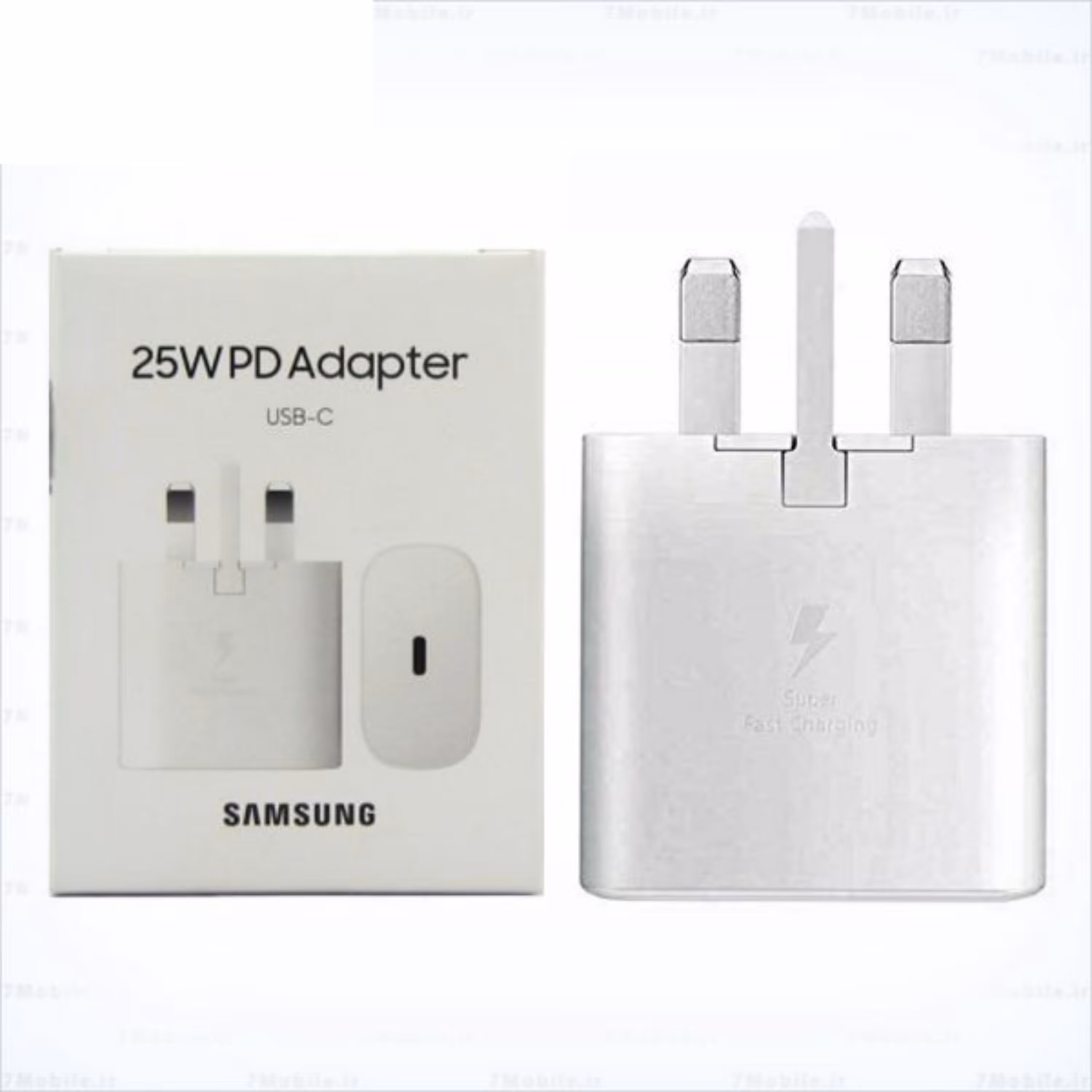آداپتور اصلی 25 وات فست شارژ سامسونگ مدل Samsung 25W USB-C 