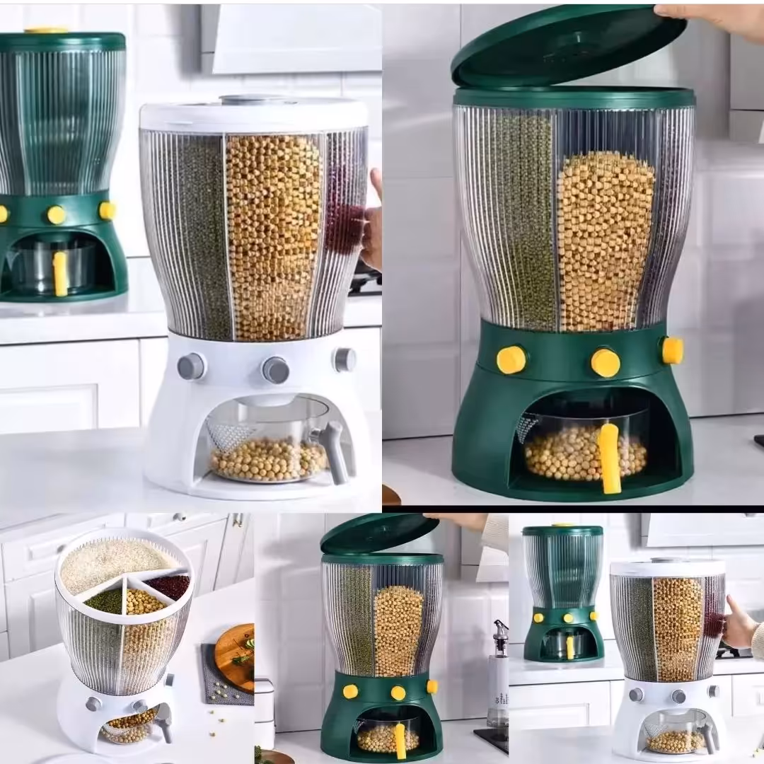 جاحبوباتی وارداتی 10 کیلویی چرخشی فانتزی رنگ سبز