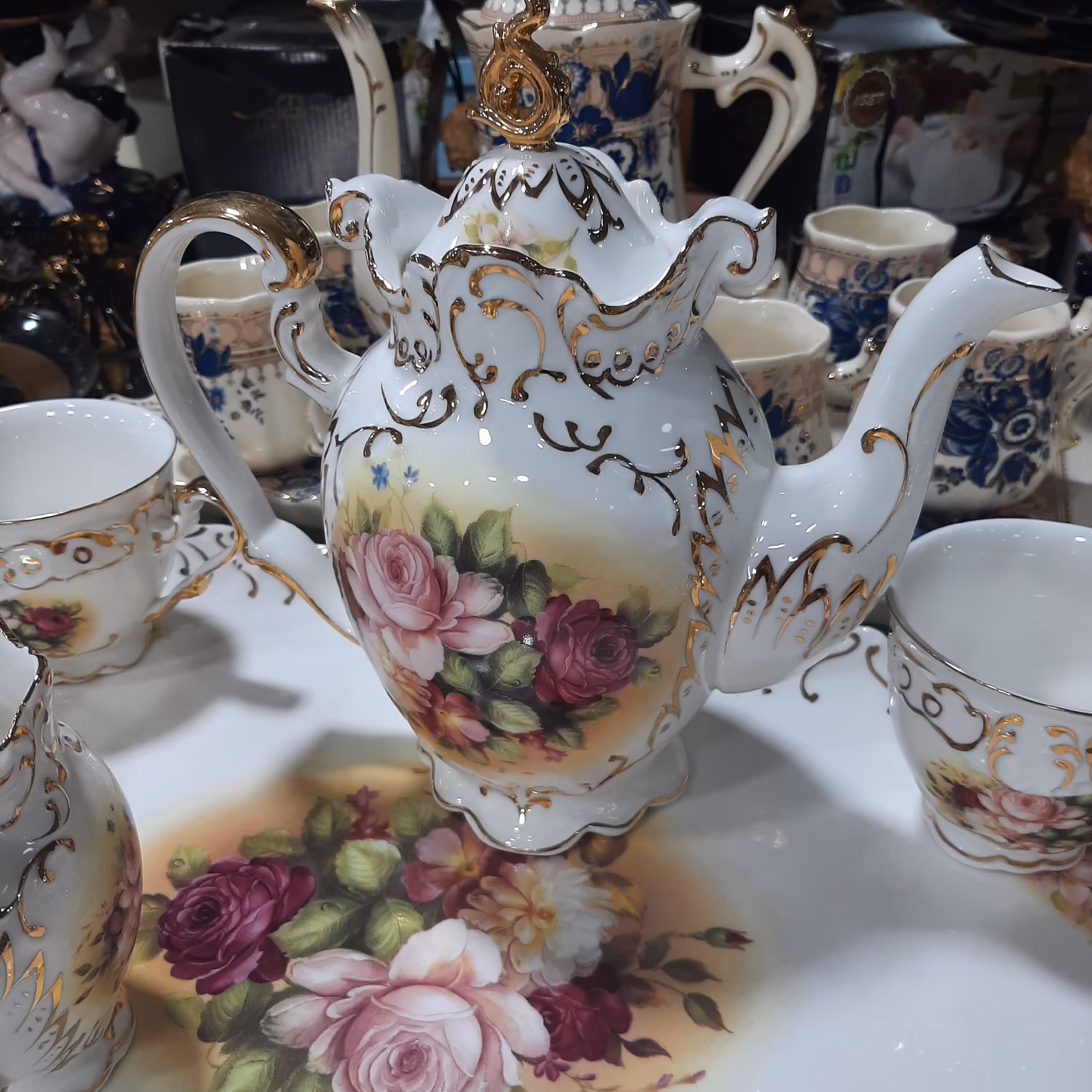 سرویس چایخوری 8پارچه وارداتی لمونژ 