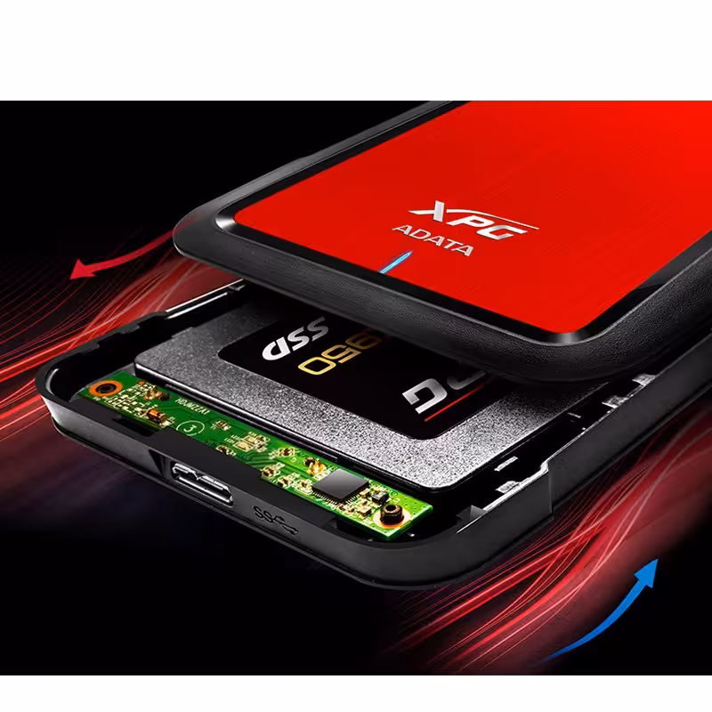 هارد  1 ترابایت یک سال گارانتی Adata مقاوم در برابر ضربه و رطوبت