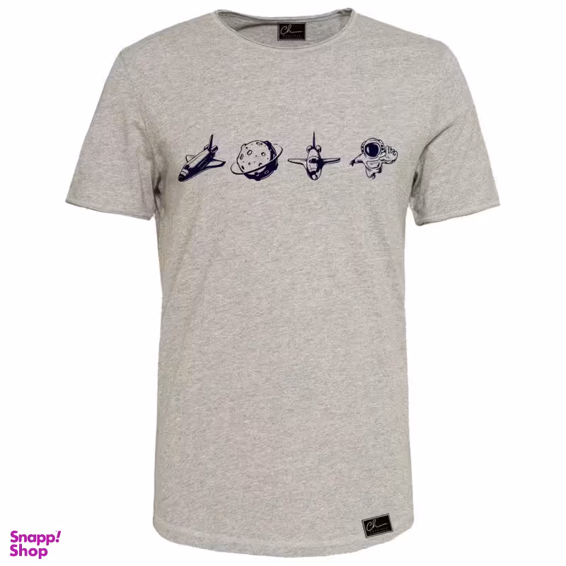 تی شرت آستین کوتاه مردانه مدل Space کد Tjm31