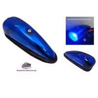 چراغ سقف مدل ابرویی یا موشکی لامپ خور رنگ آبی مناسب نصب روی سقف ماشین های سنگین و مینی بوس کامیون تریلی خاور  قیمت تکی 