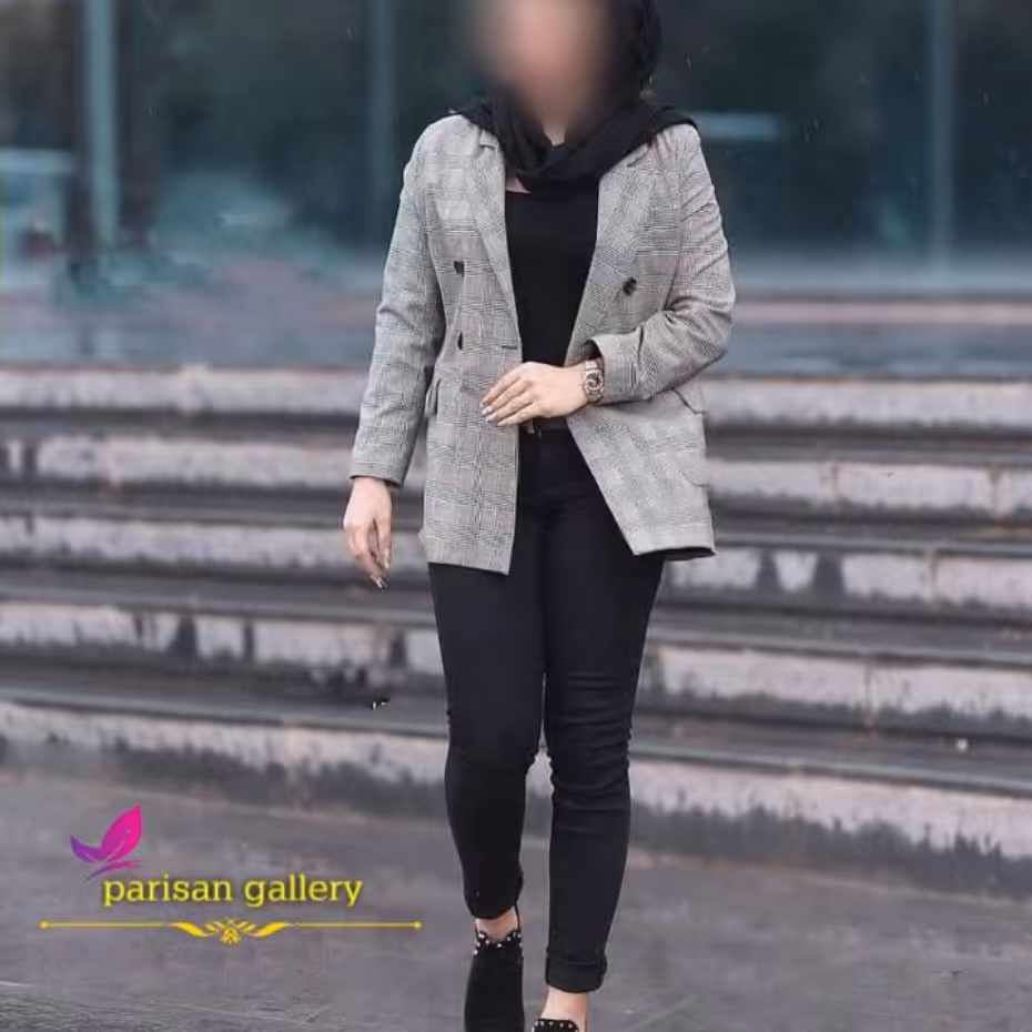 شلوار لی مشکی کمرکش
