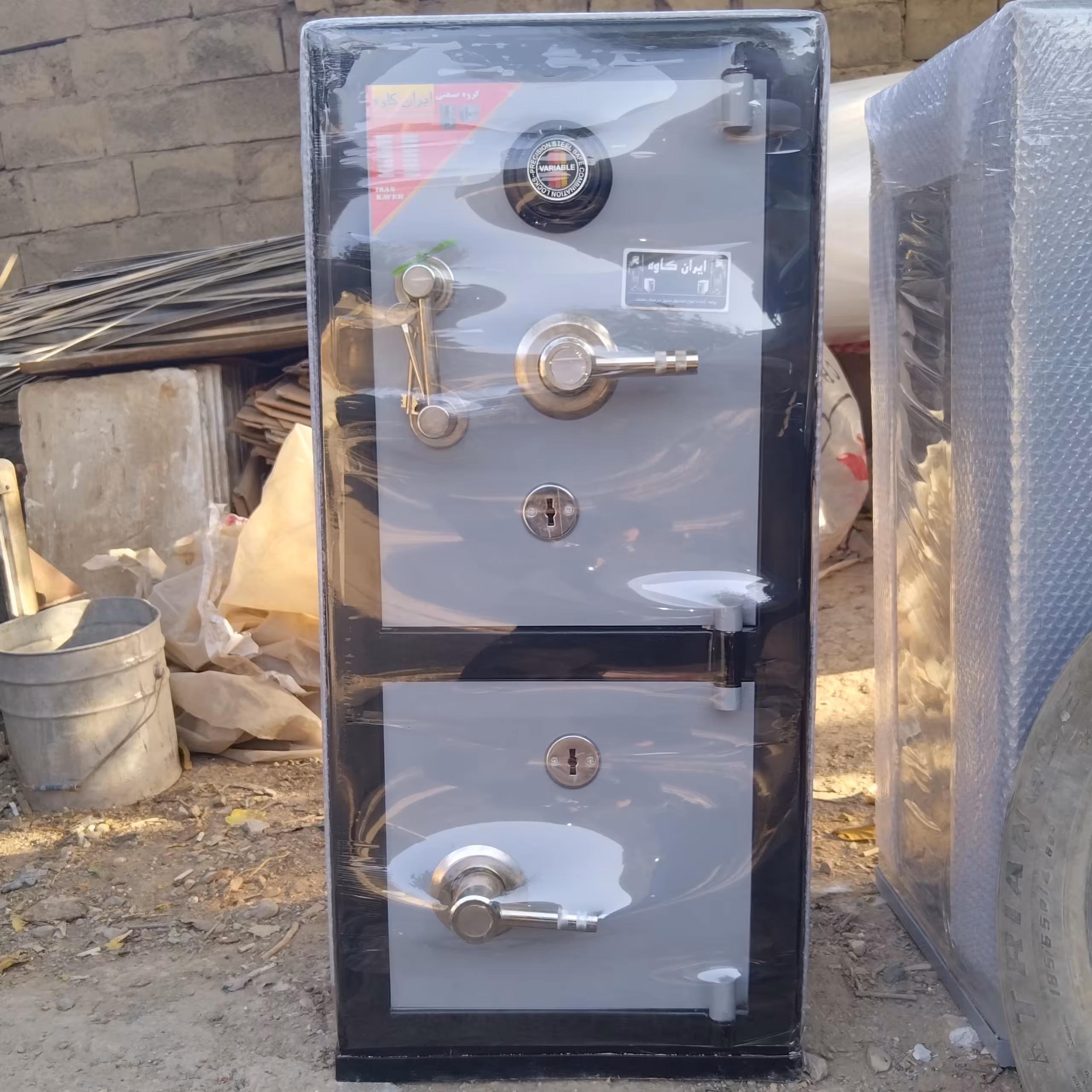 گاوصندوق 250 bb با رمز مکانیکی ایران کاوه 