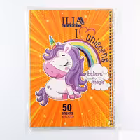 دفتر نقاشی سیمی 50 برگ ایلیاــ