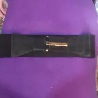 کمربند کشی مشکی مدل پاپیون 