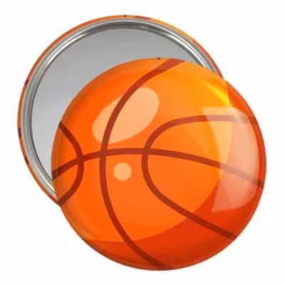 آینه جیبی خندالو طرح بسکتبال کد 4992