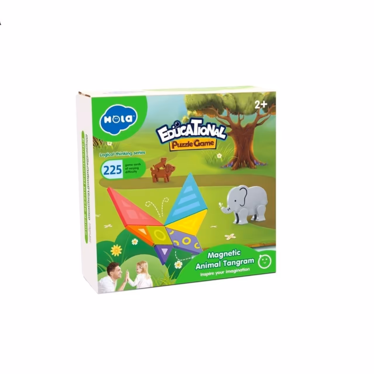 بازی آموزشی هولا مدل تانگرام مغناطیسی u78