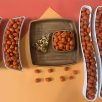 بادام زمینی روکشدار طعم پیتزایی  ( 10 کیلویی)ارسال فقط از طریق باربری(توسط ماشین )هزینه ارسال ب صورت پس کرایه