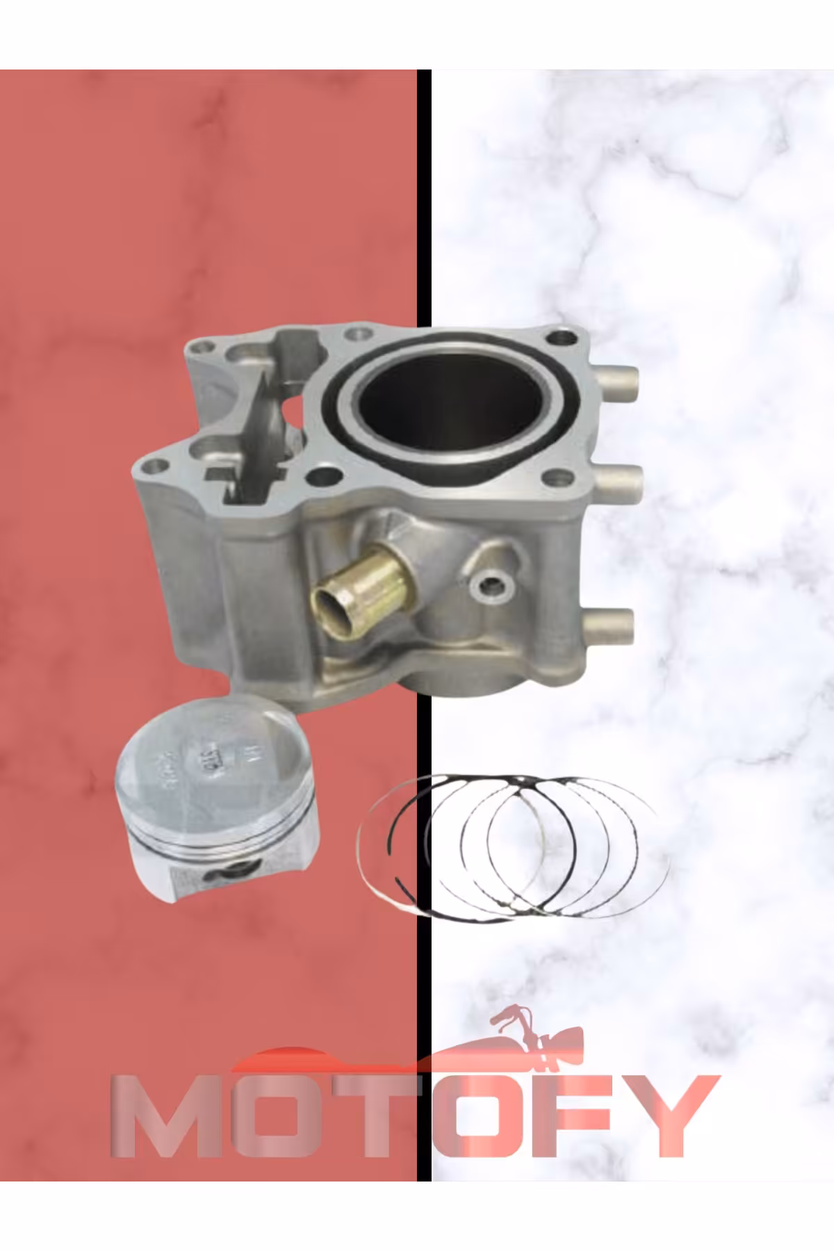 لوازم یدکی موتورسیکلت مجموعه قطعه پیستون HONDA PCX 125 SET TKR 2014 2020 MOTOFY