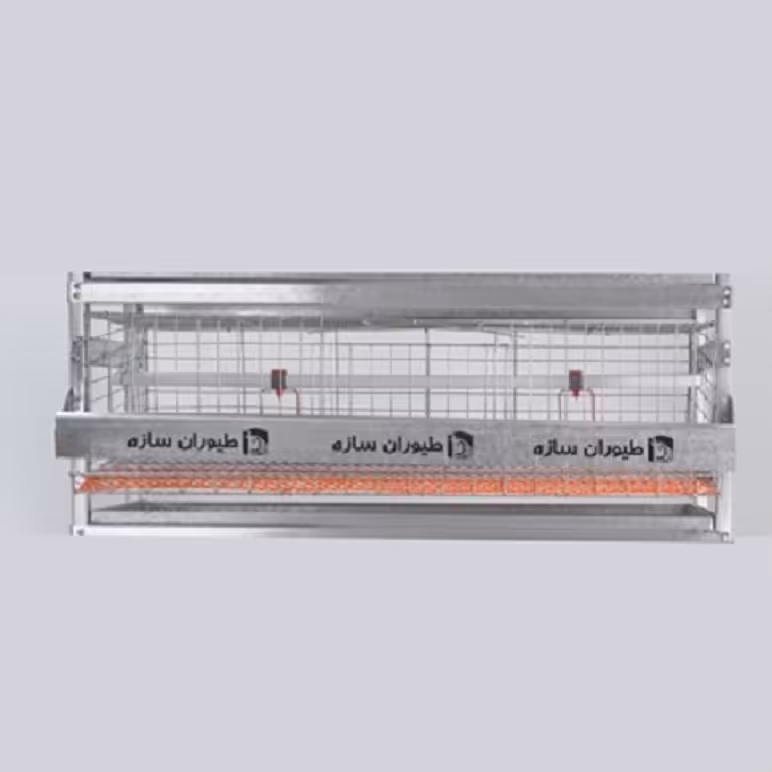 قفس گالوانیزه بلدرچین  1 طبقه (ارسال رایگان)