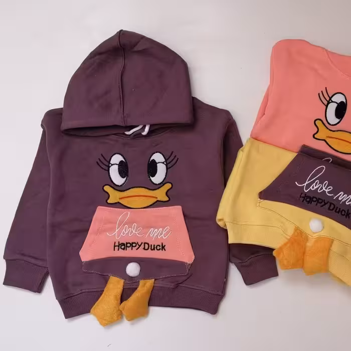 هودی تک وارداتی کیفیت عالی شیک و کیوت رنگبندی متنوع و شاد مناسب حدود سنی 1 تا 13 سال تو کرکی 