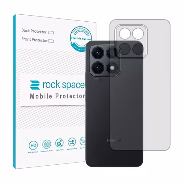 گلس محافظ پشت گوشی آنر X8a مدل نانو هیدروژل شفاف برند راک اسپیس کد S