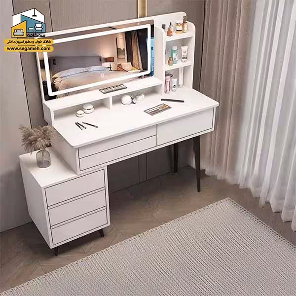 میز آرایش لامپ دار DMP251