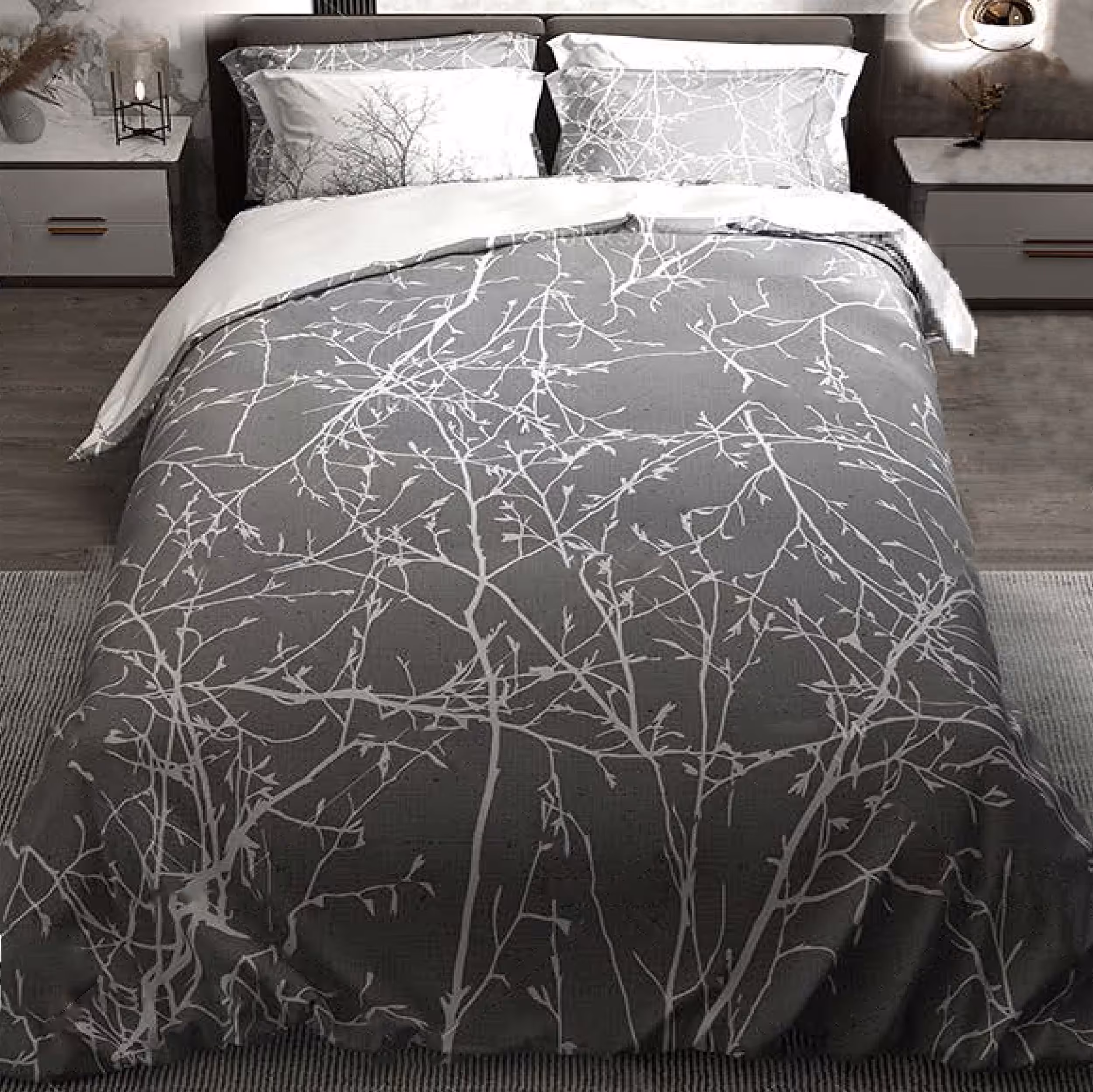 سرویس خواب ترکسان  کد T60  یک نفره 4 تکه دو رو طرحدار 