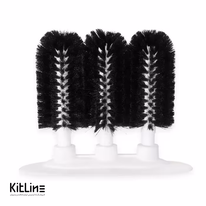 فرچه شستشوی لیوان دسته پلاستیکی 20 سانتیمتری 3 عددی