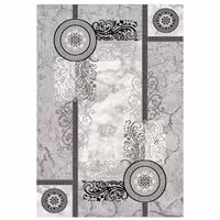 فرش 320 شانه ساوین طرح 4010 رنگ نقره ای سایز 2 در 3