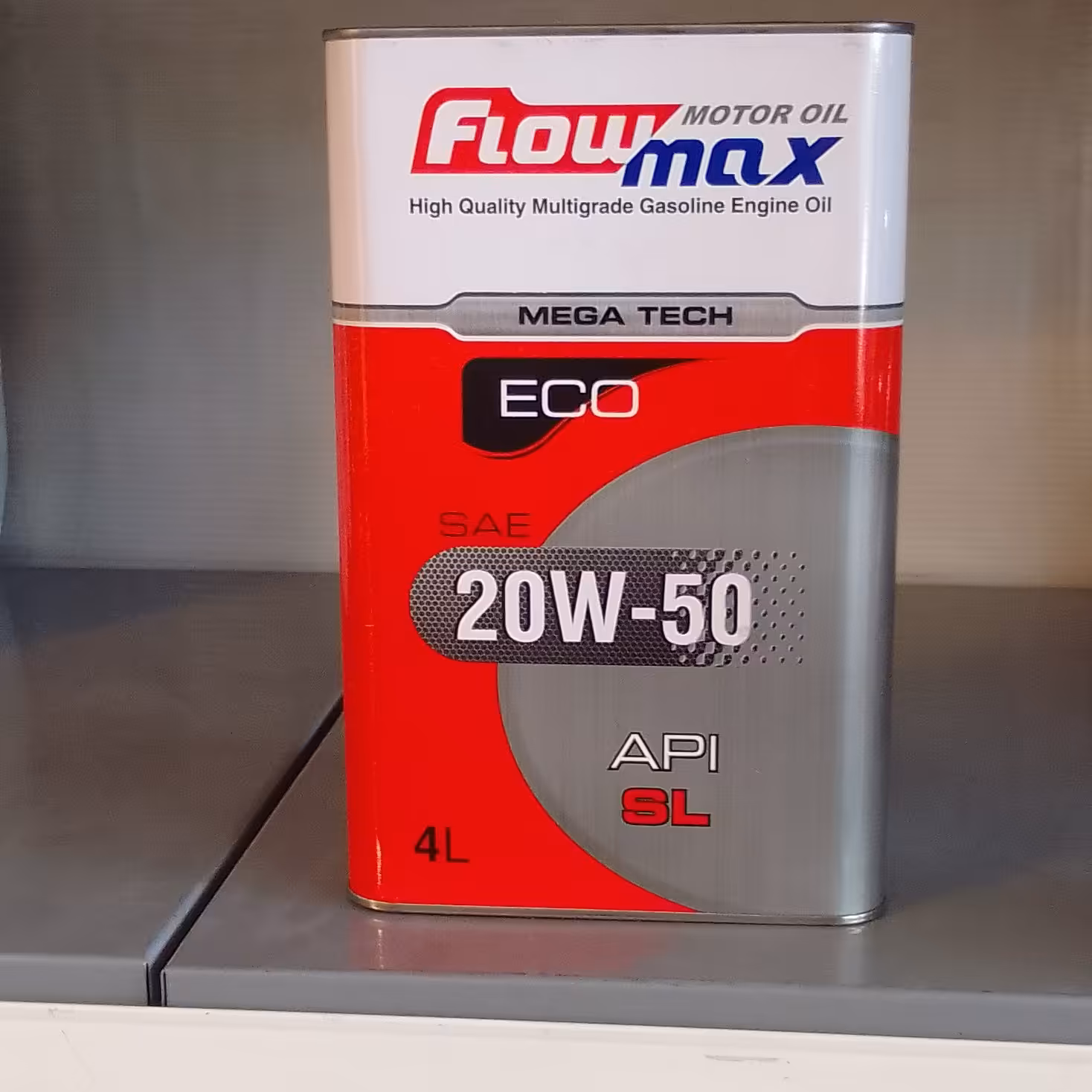 روغن موتور پارس فلومکس  20w50 SL مدل اکو حجم 4 لیتری 