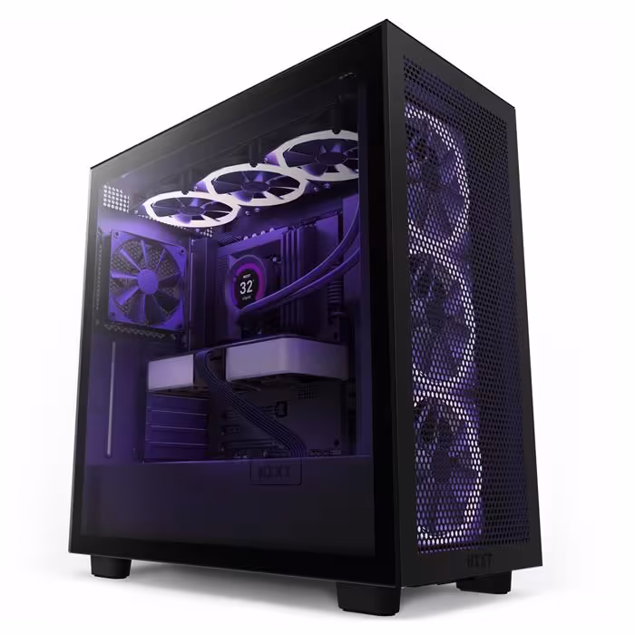 کیس ان زد ایکس تی NZXT H7 Flow Matte Black
