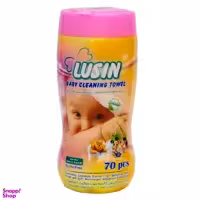 دستمال مرطوب کودک لوسین (Lusin) مدل Sensitive قوطی 70 عددی