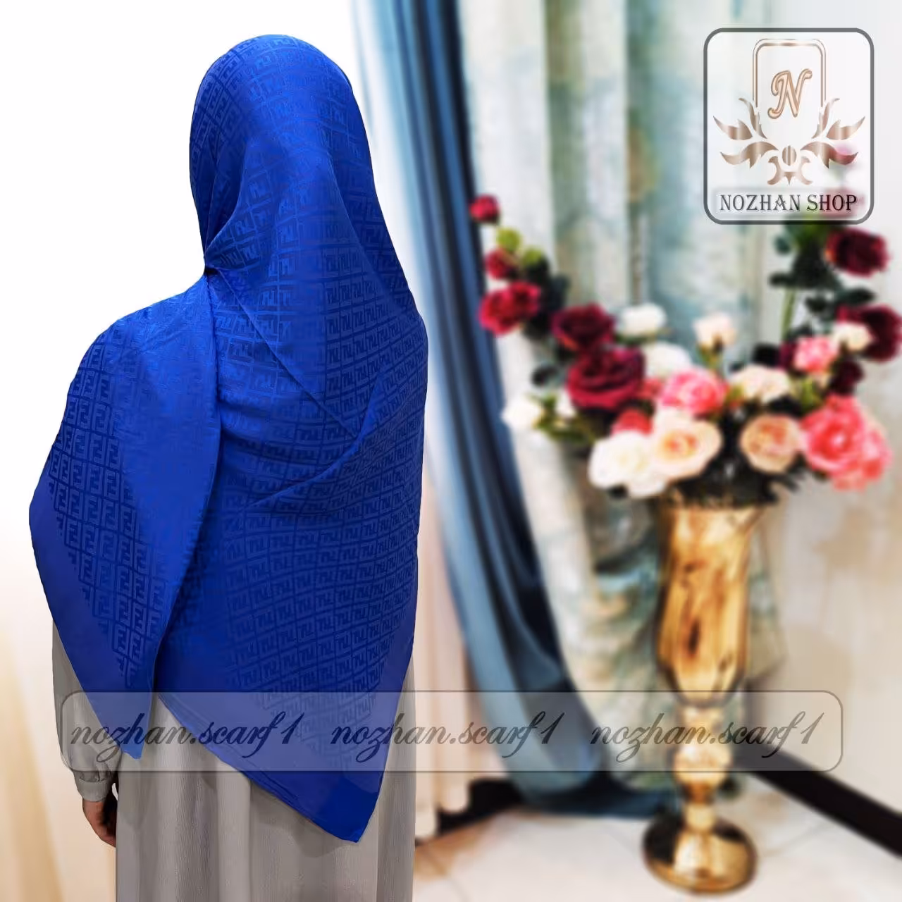 روسری نخی ویسکوز کد(279d)