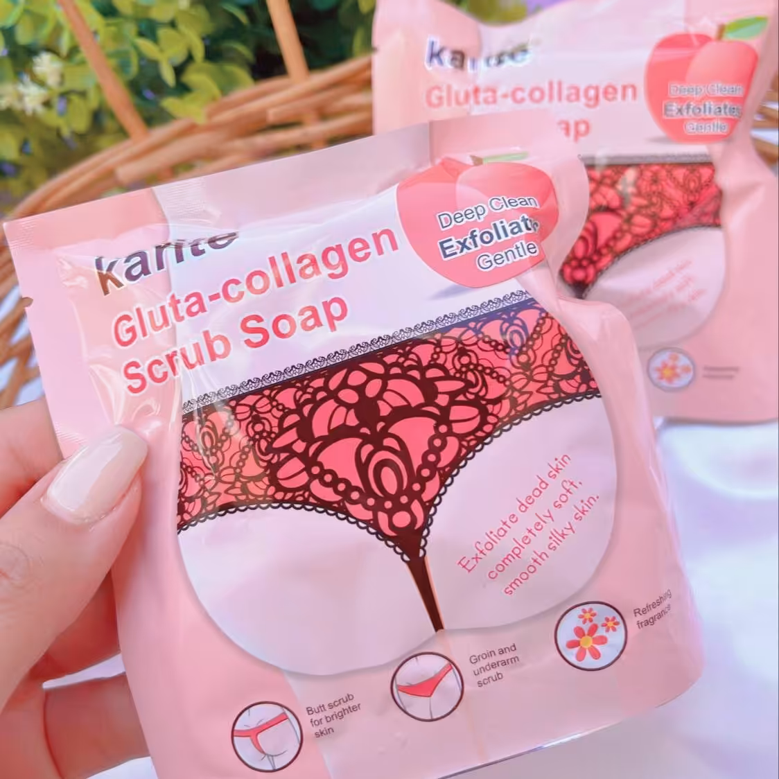 صابون اسکراب کلاژن قلبی کاریته